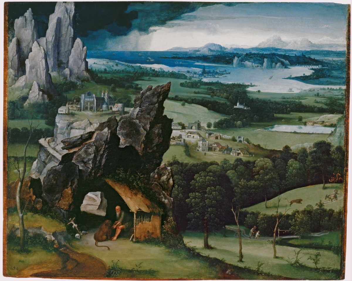 Patinir's landscape for example of the purpose of art in 16th century