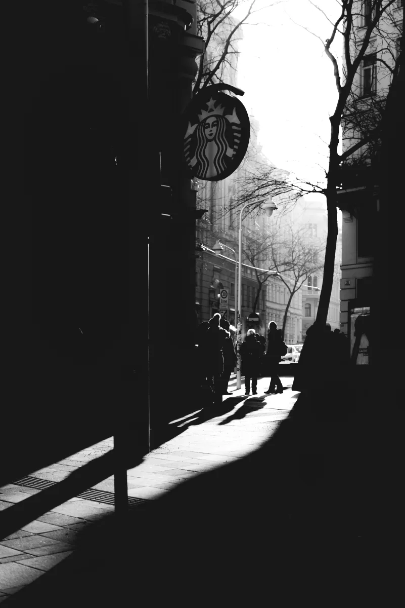 Top 7 not so Known Photography Locations in Vienna Fedor Vasilev Photographer In Berlin Street black and white photograph in the district of Neubau, Vienna