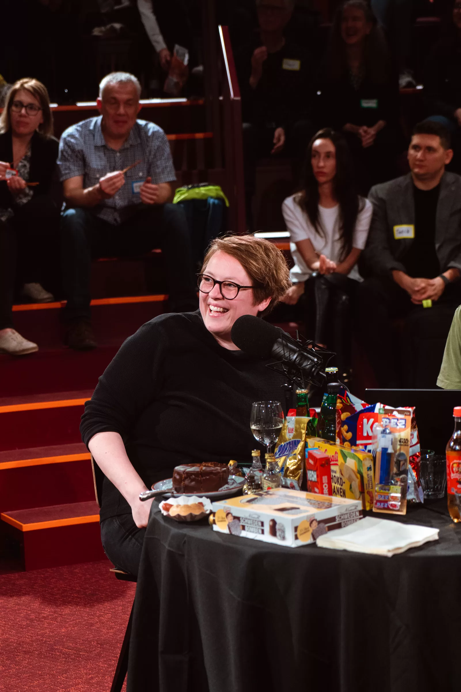 A speaker on an event in Vienna in an Auditorium room
