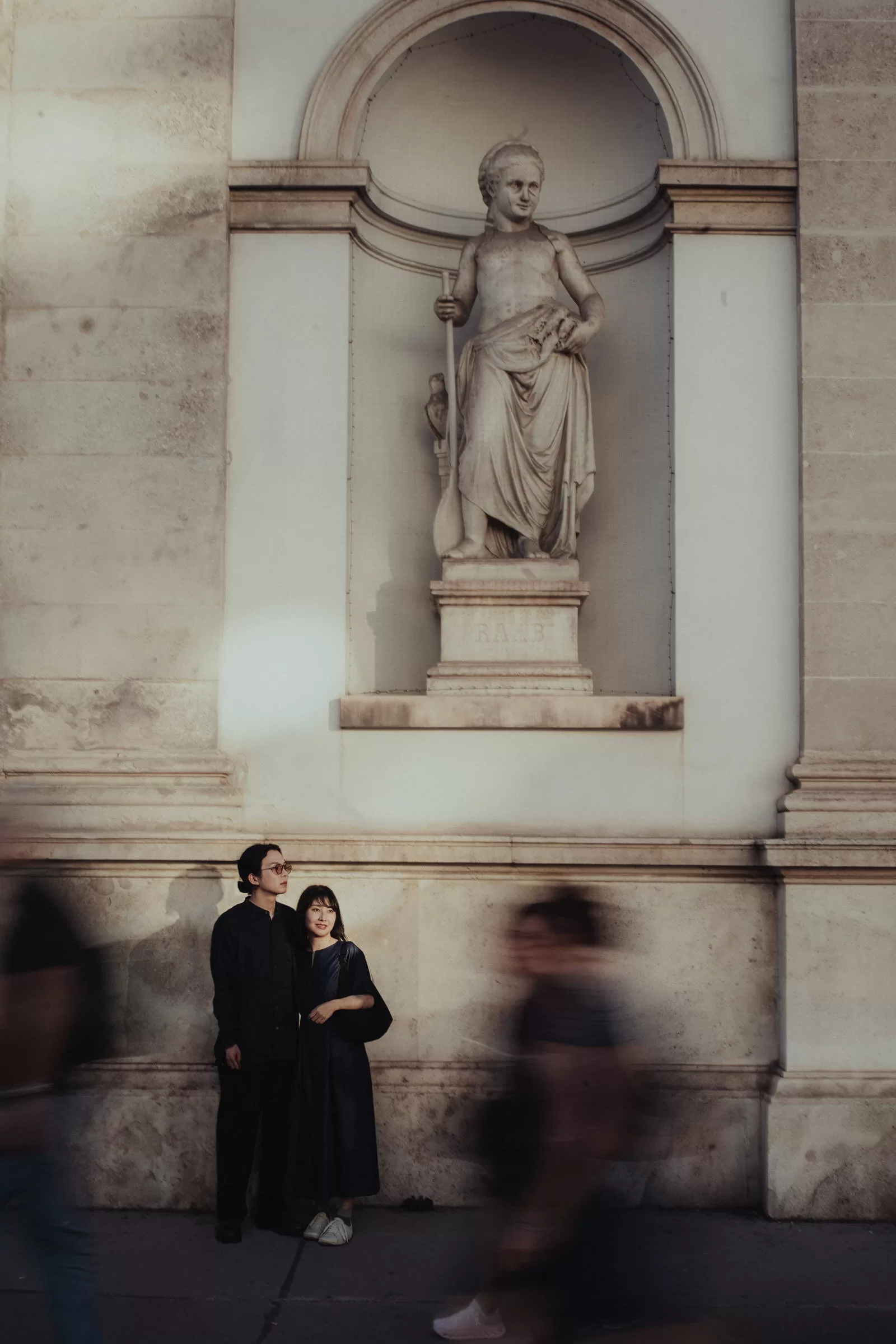 A couple photo in Vienna city centre