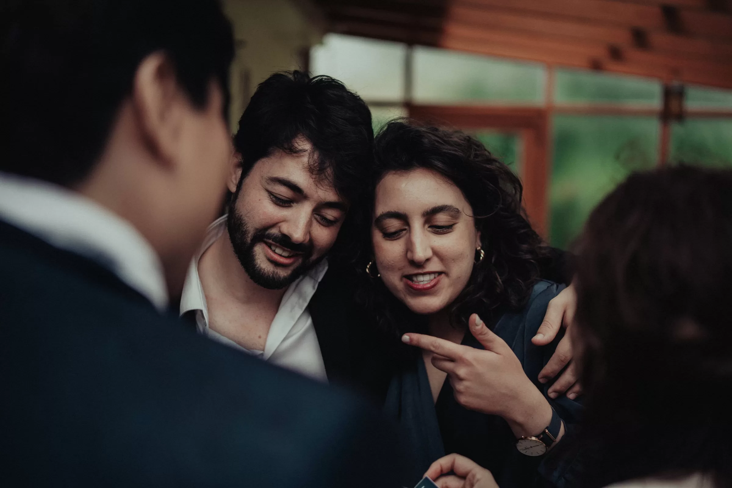 A photo from a wedding in vienna on a rainy day