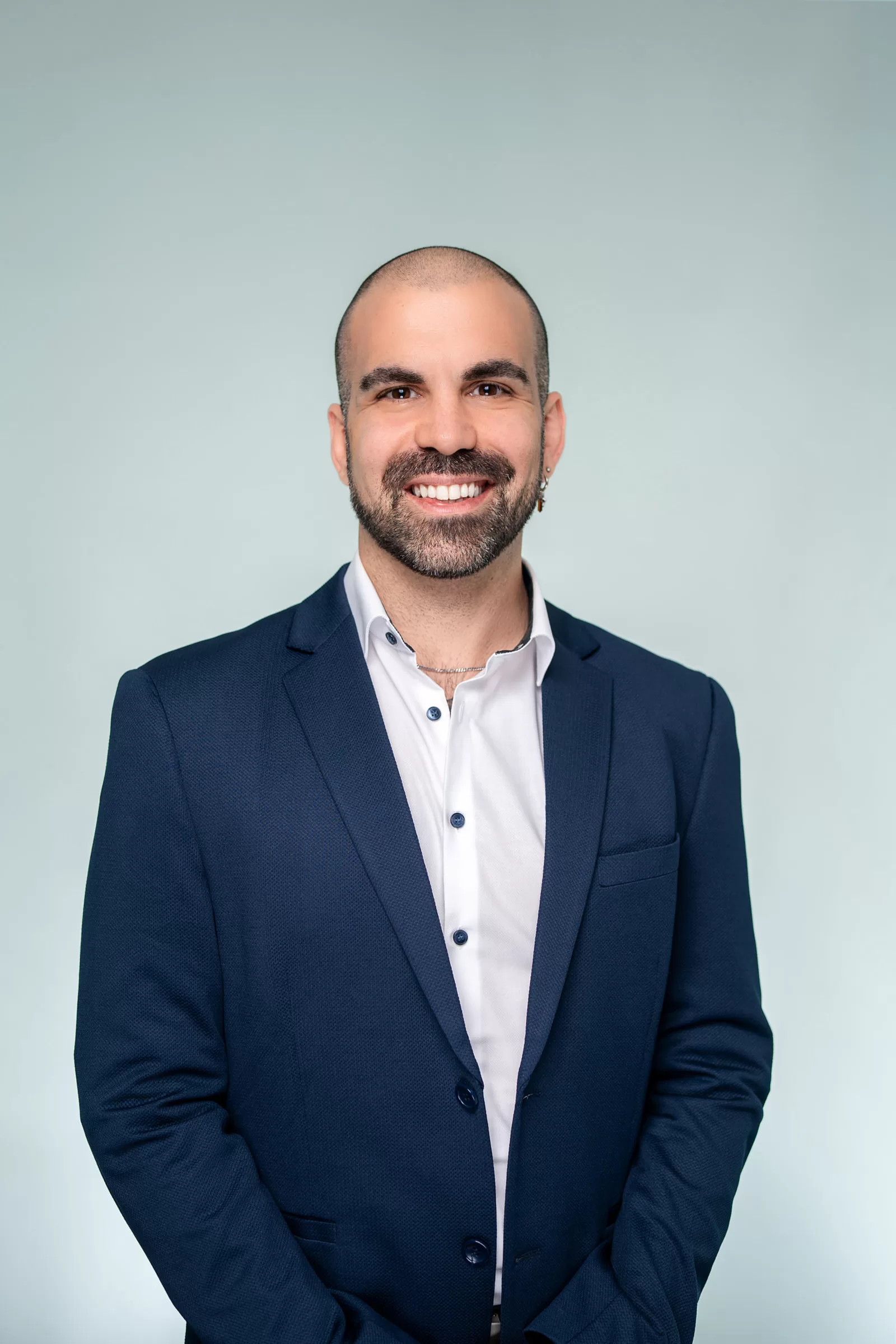 Modern style headshot portrait for a businessman by Fedor Vasilev