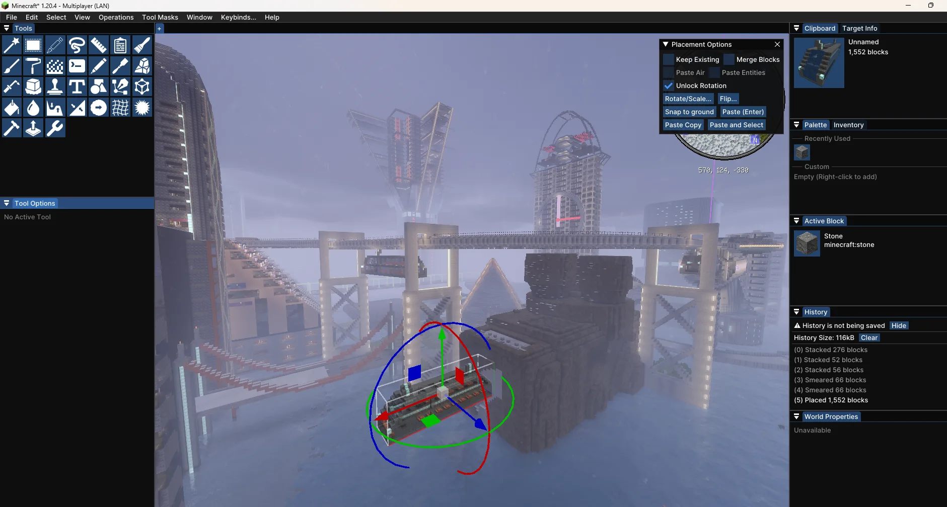 3d tools like axiom in minecraft