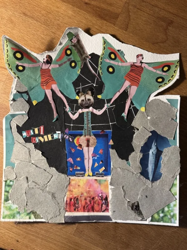 Collage art example for other mediums to try except photography